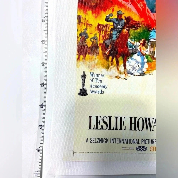 Gone with the Wind - Canvas Poster - 13”x 19” 🔥💨 - Picture 3 of 6